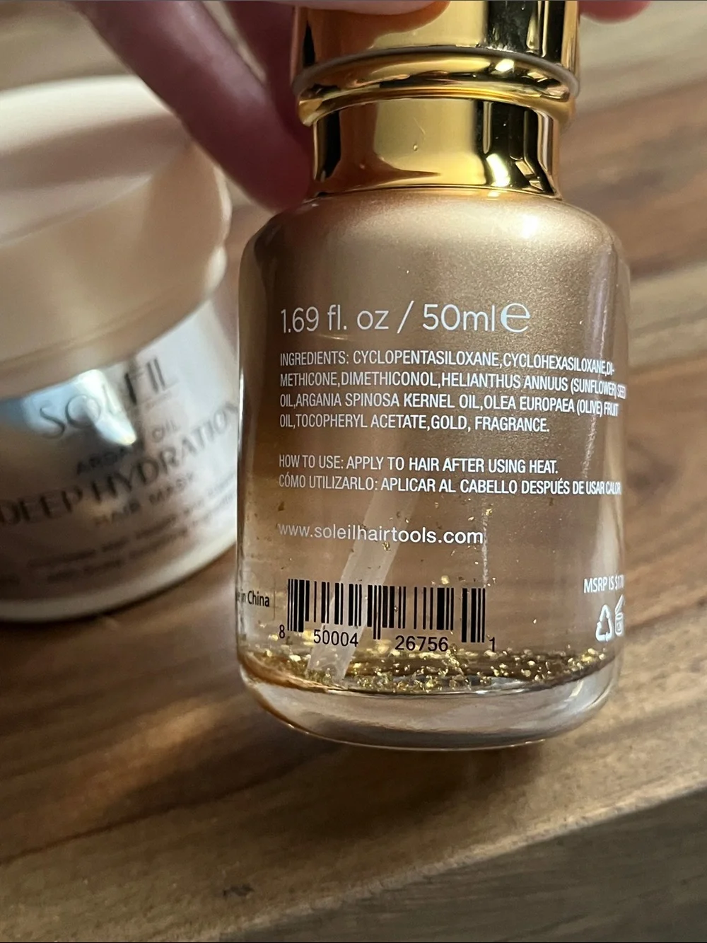 Soleil Argan Oil Deep Hydration Hair Mask & The Perfect Oil